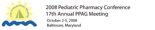 17th Pediatric Pharmacy Conference 2008