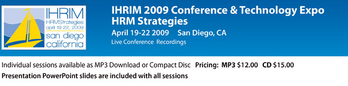 IHRIM 2009 Conference